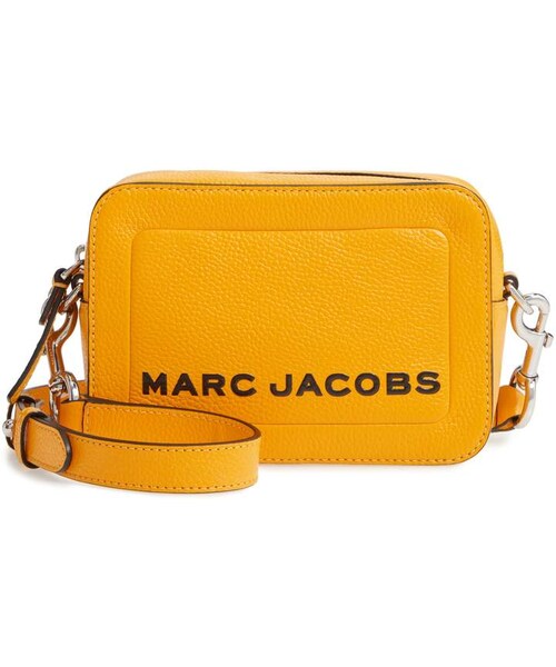 MARC JACOBS（マークジェイコブス）の「MARC JACOBS The Box Leather Crossbody Bag（ショルダーバッグ・レディース・Black/Pink/Yellow・One Size）」の2枚目の写真