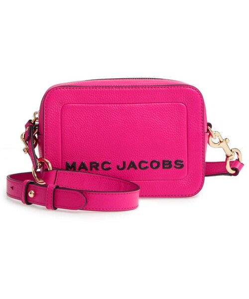 MARC JACOBS（マークジェイコブス）の「MARC JACOBS The Box Leather Crossbody Bag（ショルダーバッグ・レディース・Black/Pink/Yellow・One Size）」の3枚目の写真