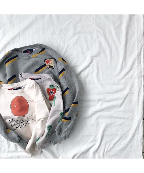 cache cache（カシュ カシュ）の「THE ANIMALS OBSERVATORY 　BEAR   KIDS   sweatshirt（スウェット・キッズ・その他）」の2枚目の写真