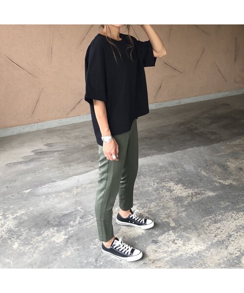 copine（コピン）の「再入荷！しっかり素材！ポケット付きバックロゴtシャツ (3color)【クリックポスト対象商品】（Tシャツ/カットソー・レディース・その他）」の11枚目の写真