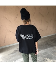 copine | 再入荷！しっかり素材！ポケット付きバックロゴtシャツ (3color)【クリックポスト対象商品】(Tシャツ/カットソー)