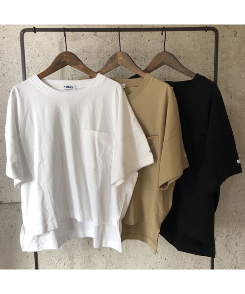 copine（コピン）の「再入荷！しっかり素材！ポケット付きバックロゴtシャツ (3color)【クリックポスト対象商品】（Tシャツ/カットソー・レディース・その他）」の13枚目の写真