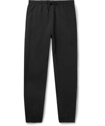 A.P.C. Adam Slim-Fit Tapered Logo-Print Loopback Cotton-Jersey Sweatpants