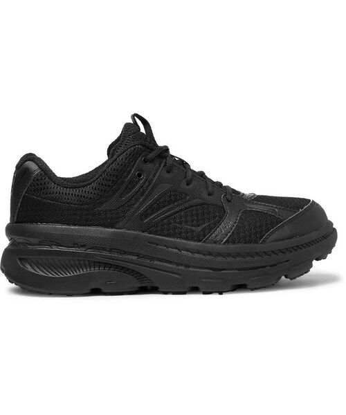 Engineered Garments（エンジニアードガーメンツ）の「Hoka One One + Engineered Garments Bondi B Rubber-Trimmed Mesh Sneakers（スニーカー・メンズ・Black・One Size）」の2枚目の写真