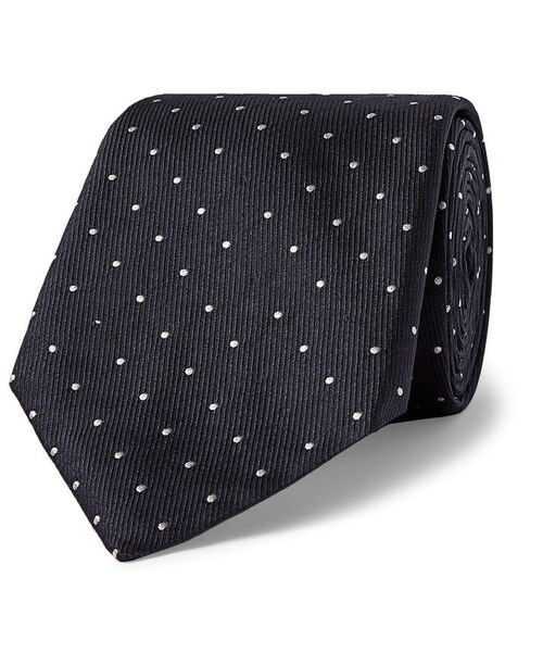 HUGO BOSS（ヒューゴボス）の「Hugo Boss 8cm PinDot SilkFaille Tie（）」 WEAR