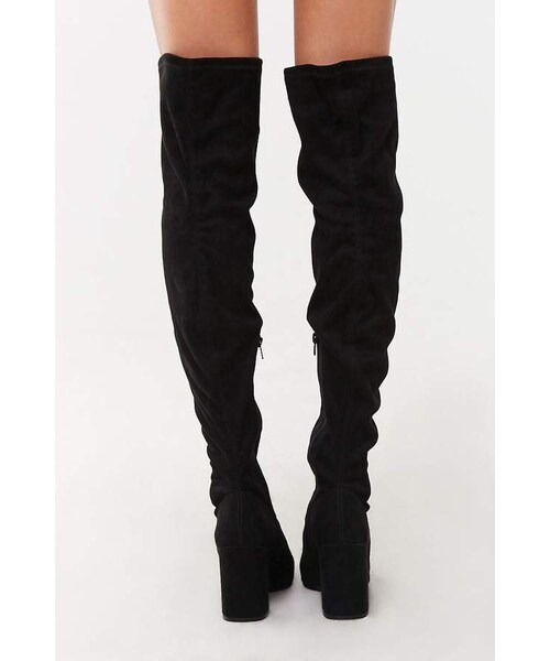 Forever 21 Faux Suede Over-the-Knee Boots
