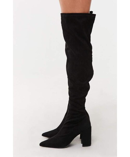 Forever 21 Faux Suede Over-the-Knee Boots