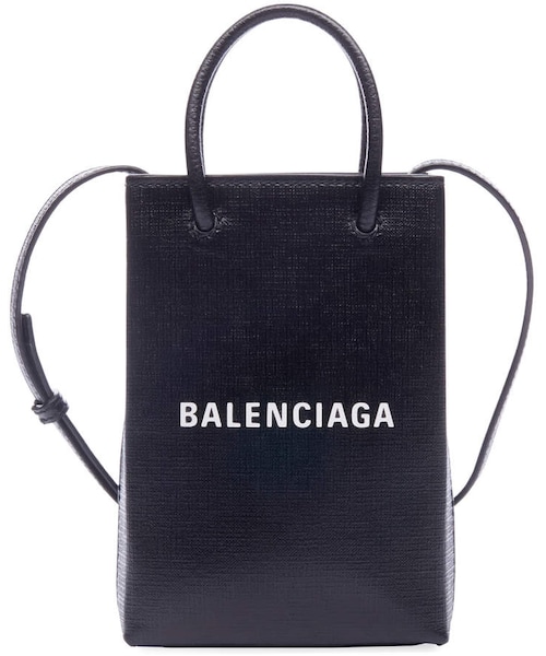 BALENCIAGA（バレンシアガ）の「Balenciaga Shopp Phone/Crossbody Bag（ショルダーバッグ・レディース・Black・One Size）」の3枚目の写真