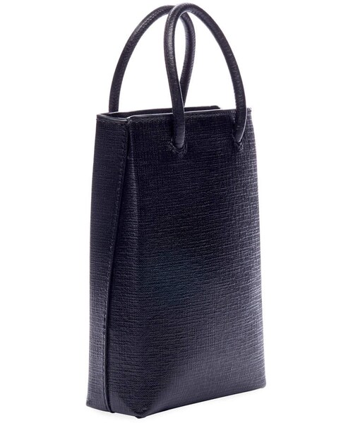 BALENCIAGA（バレンシアガ）の「Balenciaga Shopp Phone/Crossbody Bag（ショルダーバッグ・レディース・Black・One Size）」の2枚目の写真