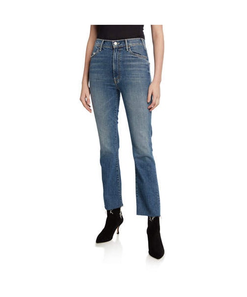 新品MOTHER マザー THE HUSTLER ANKLE FRAY 24 mother（マザー）の「MOTHER The Hustler Ankle Fray Straight-Leg