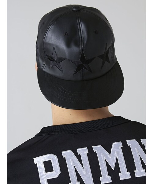 DANKE SCHON(ダンケシェーン)の「FレザースターCAP(ファッション雑貨・メンズ・BLACK/WHITE・F)」の8枚目の写真