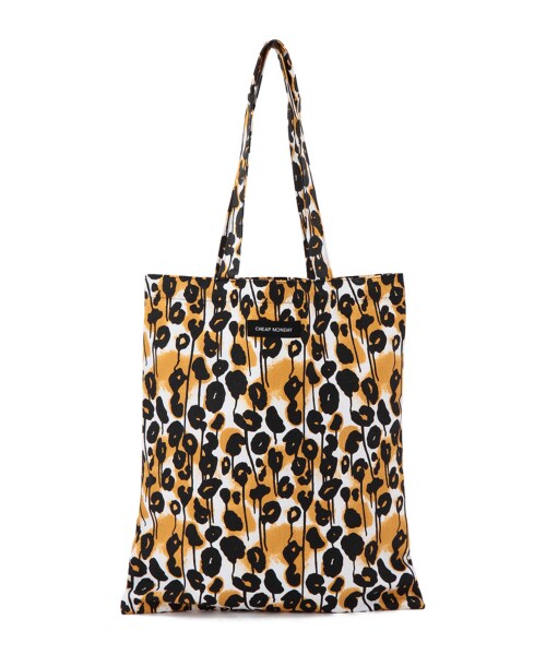 CHEAP MONDAY(チープマンデイ)の「Tote Leopard tag(バッグ・レディース・WHITE・F)」の1枚目の写真