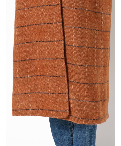 Ungrid（アングリッド）の「チェックロングコート（その他アウター・グレー/キャメル・M/S）」の18枚目の写真