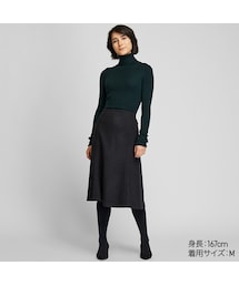 UNIQLO | エクストラファインメリノリブタートルネックセーター（長袖）(ニット/セーター)