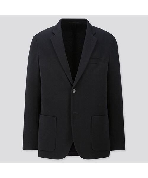 UNIQLO（ユニクロ）の「コンフォートジャケット（袖丈着丈短め）（その他アウター・メンズ・DARK GRAY 08/NAVY 69/BLACK 09・4XL/3XL/XS/M/L/S/XXL/XL）」の2枚目の写真