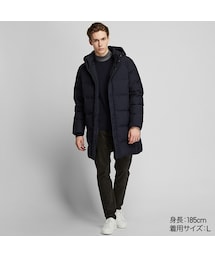 m*o様 完売希少！新品ユニクロダウンコート黒S ユニクロ公式 | ハイブリッドダウンコート