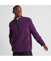 UNIQLO | フリースハーフジッププルオーバー（長袖）(その他アウター)