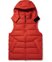 Y 3 Logo-Print Quilted Shell Down Hooded Gilet