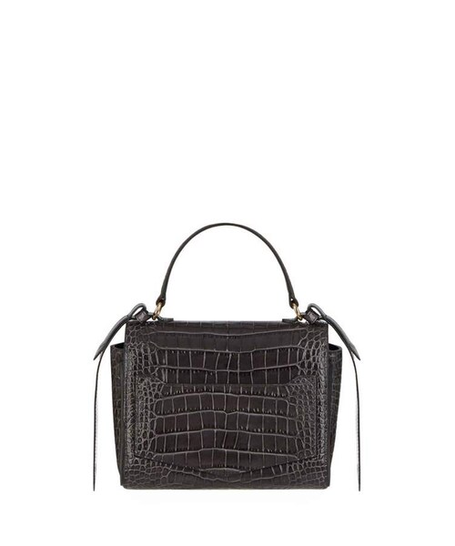 GIVENCHY(ジバンシイ)の「Givenchy Eden Mini Crocodile-Embossed Crossbody Bag(ショルダーバッグ・レディース・Gray・One Size)」の4枚目の写真