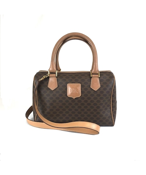 日本製 2ウェイ オールドセリーヌCELINE ボストン マカダム ショルダー