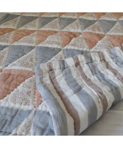 kapuwa（カプワ）の「ブロックプリントキルト Sサイズ（寝具）」 - WEAR