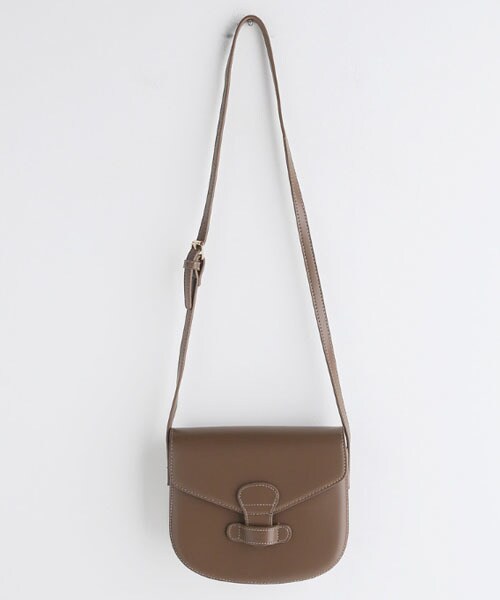 DHOLIC(ディーホリック)の「ハーフムーンフラップショルダーバッグ(ショルダーバッグ・レディース・その他/ブラック/ブラウン/ベージュ・FREE)」の3枚目の写真