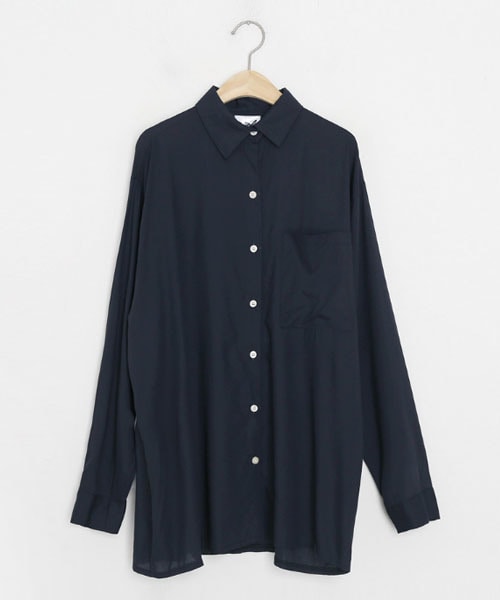 DHOLIC（ディーホリック）の「ワンポケットルーズシャツ（シャツ/ブラウス・レディース・ブラウン/その他/ホワイト/ブラック/レッド・FREE）」の5枚目の写真