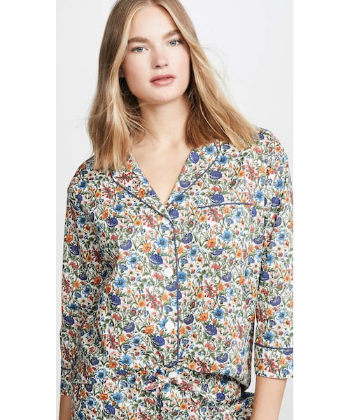 SLEEPY JONES(スリーピージョーンズ)の「Sleepy Jones Marina PJ Set(ルームウェア/パジャマ・レディース・Rachel Multi Floral・XS/S/M/L/XL)」の5枚目の写真