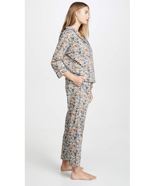 SLEEPY JONES(スリーピージョーンズ)の「Sleepy Jones Marina PJ Set(ルームウェア/パジャマ・レディース・Rachel Multi Floral・XS/S/M/L/XL)」の4枚目の写真