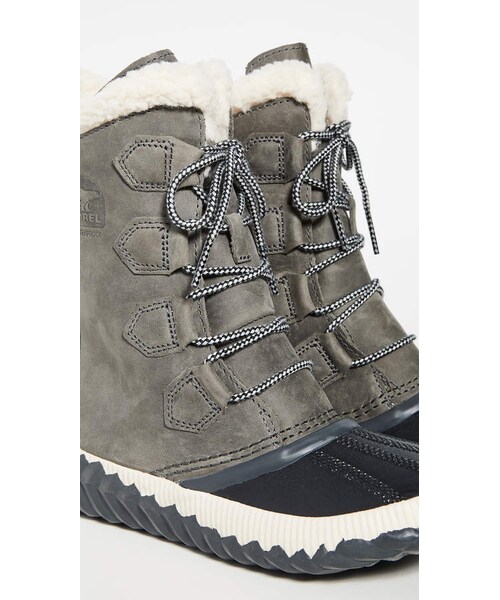SOREL（ソレル）の「Sorel Out 'N About Plus Tall Boots（ブーツ・レディース・Black/Gray・5/5.5/6/6.5/7/7.5/8/8.5/9/9.5/10/10.5/11）」の7枚目の写真