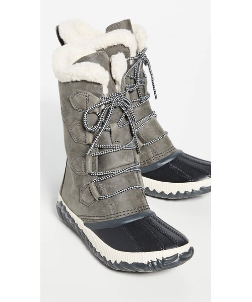 SOREL（ソレル）の「Sorel Out 'N About Plus Tall Boots（ブーツ・レディース・Black/Gray・5/5.5/6/6.5/7/7.5/8/8.5/9/9.5/10/10.5/11）」の10枚目の写真