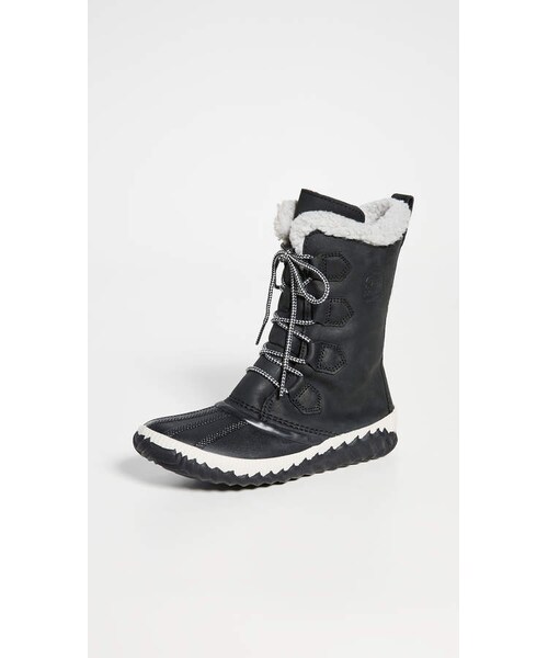 SOREL（ソレル）の「Sorel Out 'N About Plus Tall Boots（ブーツ・レディース・Black/Gray・5/5.5/6/6.5/7/7.5/8/8.5/9/9.5/10/10.5/11）」の8枚目の写真