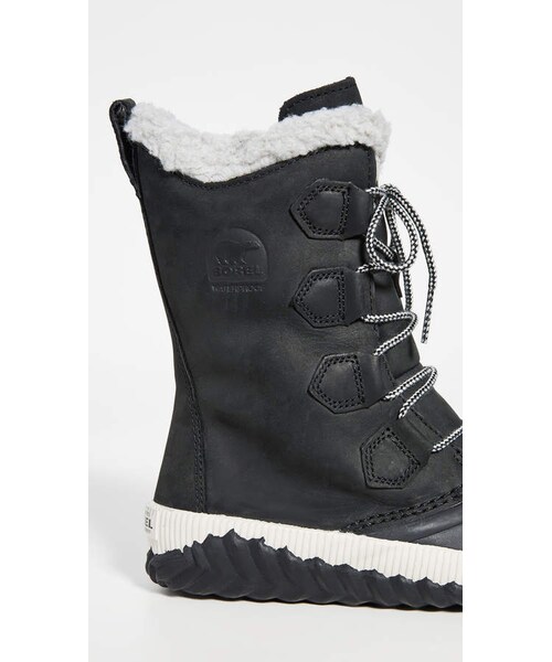 SOREL（ソレル）の「Sorel Out 'N About Plus Tall Boots（ブーツ・レディース・Black/Gray・5/5.5/6/6.5/7/7.5/8/8.5/9/9.5/10/10.5/11）」の12枚目の写真