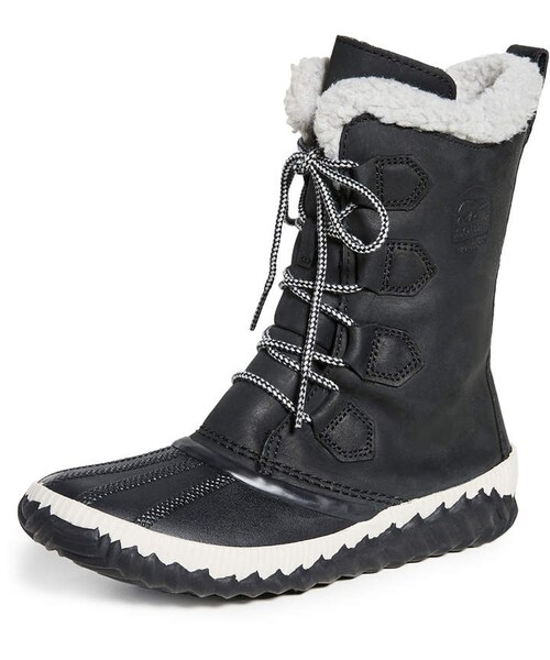 SOREL（ソレル）の「Sorel Out 'N About Plus Tall Boots（ブーツ・レディース・Black/Gray・5/5.5/6/6.5/7/7.5/8/8.5/9/9.5/10/10.5/11）」の4枚目の写真