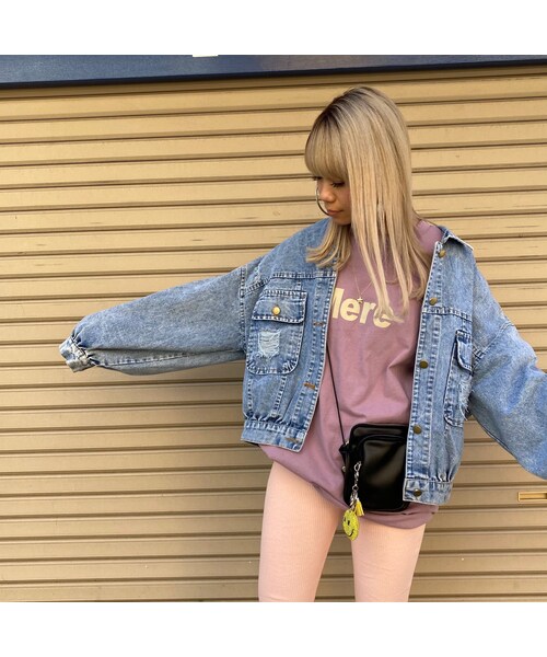 no brand（ノーブランド）の「damageパフデニジャケ（デニムジャケット・レディース・その他）」の3枚目の写真