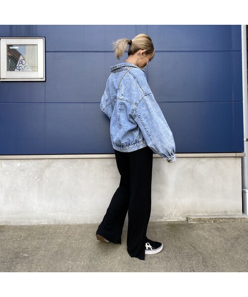 no brand（ノーブランド）の「damageパフデニジャケ（デニムジャケット・レディース・その他）」の6枚目の写真