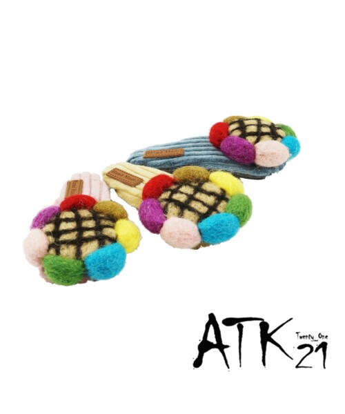 No Brand ノーブランド の 毛糸 フラワー お花 パッチンピン パッチン留め 髪留め へアクリップ キッズ 子供 ベビー レディース ヘアアクセサリー Hpk バレッタ ヘアクリップ Wear