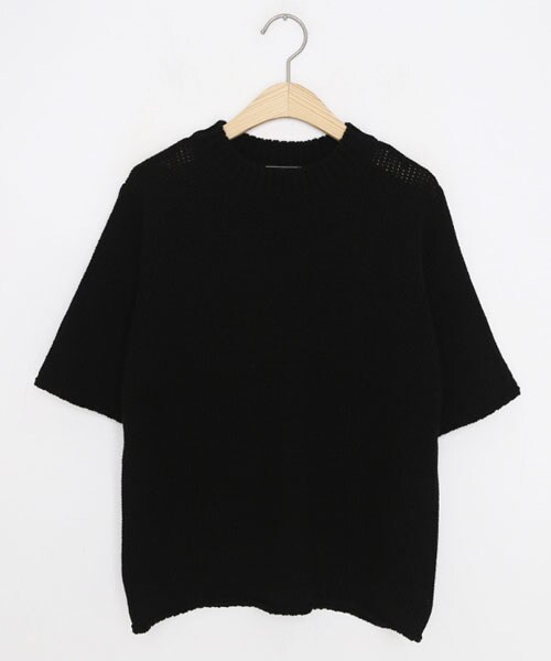 DHOLIC（ディーホリック）の「ショートスリーブニット（ニット/セーター・レディース・ブラウン/ブラック/その他/ベージュ/レッド・FREE）」の2枚目の写真