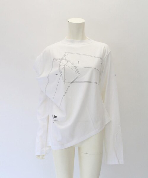 kudos（クードス）の「k3 co.,ltd（トップス・WHITE）」の2枚目の写真