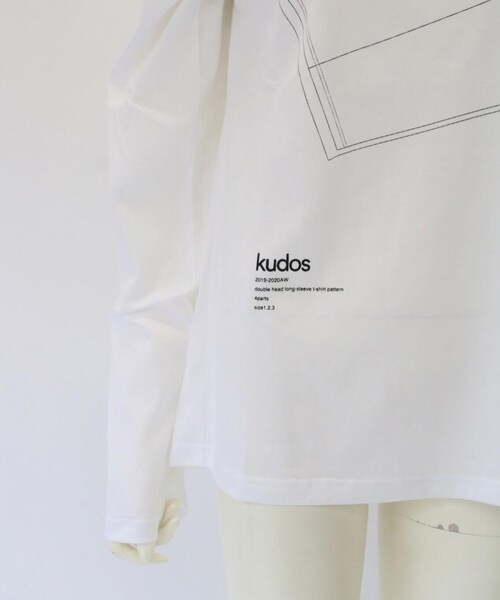 kudos（クードス）の「k3 co.,ltd（トップス・WHITE）」の6枚目の写真