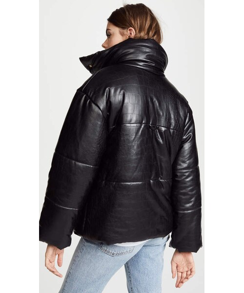 nanushka（ナヌーシュカ）の「Nanushka Hide Puffer Jacket（ジャケット/アウター・レディース・Black・S）」の2枚目の写真