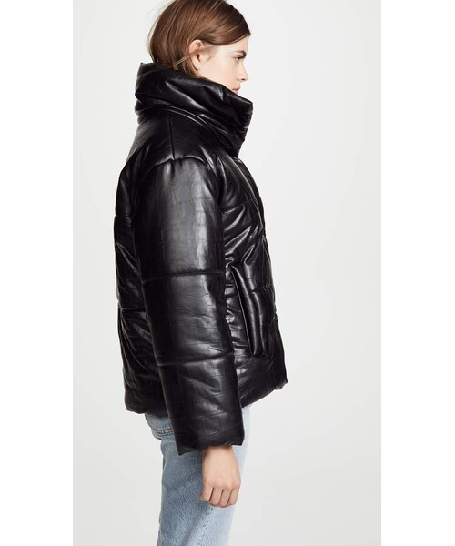 nanushka（ナヌーシュカ）の「Nanushka Hide Puffer Jacket（ジャケット/アウター・レディース・Black・S）」の6枚目の写真