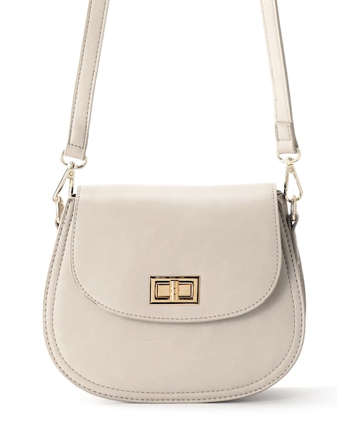 GRL（グレイル）の「セミサークルショルダーバッグ（ショルダーバッグ・レディース・ブラック/カーキ/ベージュ/アイボリー/ピスタチオ・F）」の3枚目の写真