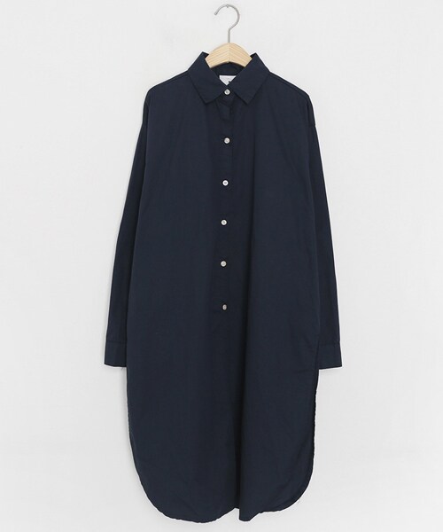 DHOLIC(ディーホリック)の「サイドスリットロングシャツ(シャツ/ブラウス・レディース・ホワイト/オレンジ/ブルー・FREE)」の2枚目の写真