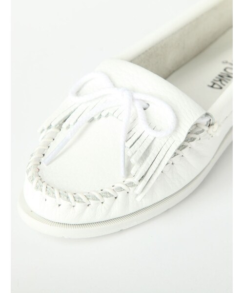 Minnetonka（ミネトンカ）の「ミネトンカ/KILTY UNBEADED（シューズ・レディース・NAVY/WHITE・50/60/70/80）」の6枚目の写真