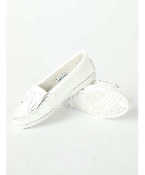 Minnetonka（ミネトンカ）の「ミネトンカ/KILTY UNBEADED（シューズ・レディース・NAVY/WHITE・50/60/70/80）」の7枚目の写真