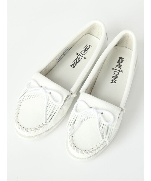 Minnetonka（ミネトンカ）の「ミネトンカ/KILTY UNBEADED（シューズ・レディース・NAVY/WHITE・50/60/70/80）」の3枚目の写真