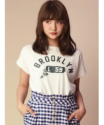 w closet | BROOKLYNケミカルウォッシュ裾ゴムプルオーバー(トップス)