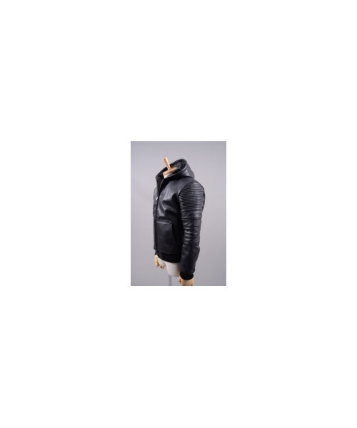 MAIN VEIN(メインベイン)の「Hooded Leather Blouson(その他・メンズ・その他・F)」の4枚目の写真