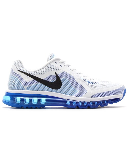 NIKE（ナイキ）の「NIKE AIR MAX 2014　WHITE/BLACK-PHOTO BLUE/HYPER COBALT（LOW-CUT・メンズ・other・24.5cm/25.0cm/25.5cm/26.0cm/26.5cm/27.0cm/27.5cm/28.0cm/28.5cm/29.0cm/29.5cm/30.0cm）」の2枚目の写真